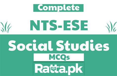 nts social studies mcqs  answers   educators ese sese