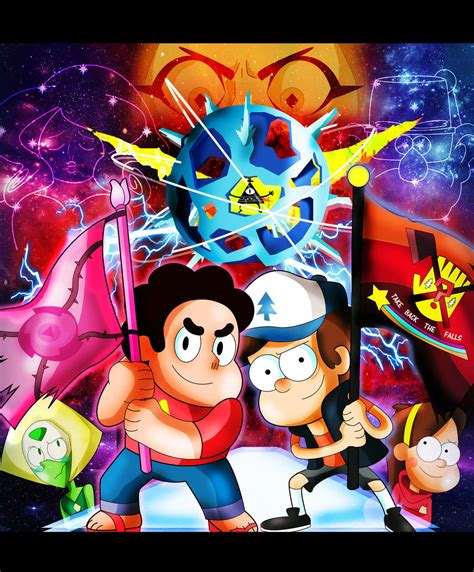 Imagen Gravity Falls And Steven Universe 2 By