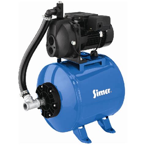 simer 1 2 hp convertible deep well jet pump tank combination 320515h rona