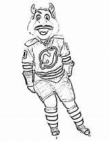 Coloring Pages Nhl Logo Jersey Hockey Goalie Predators Nashville Mask Drawing Devils Getcolorings Printable Color Getdrawings sketch template