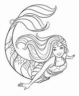 Mermaid Ausmalen Colouring Sirena Meerjungfrau Colorear Sirenas Youloveit Kinderzeichnungen Buch Wenn Páginas Princesa Zeichnen sketch template