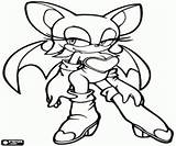 Sonic Rouge Coloring Bat Pages Para Colorear Printable Hedgehog Oncoloring Dibujos Dibujar Imprimir Draw Del Colouring Drawings Colorea Girls Game sketch template