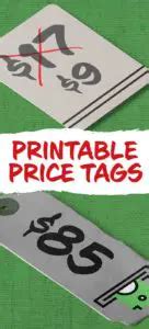 printable price tags   printables