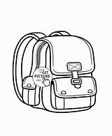 Coloring Pages School Backpack Kids Back Printables Wuppsy для Printable Book обратно раскрашивания рисунки школу Colouring Colors Backpacks Template Results sketch template
