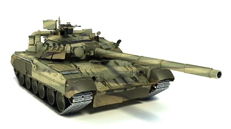 3d T 80ud Tank T 80 Model