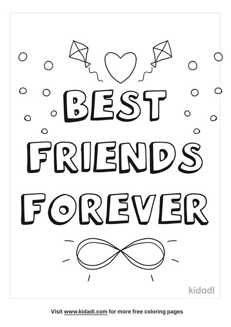 coloring pages  friendship