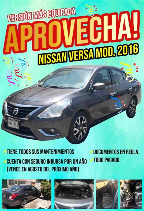Venta De Vehículo Nissan Versa 2016 Todas Tus Ventas Por