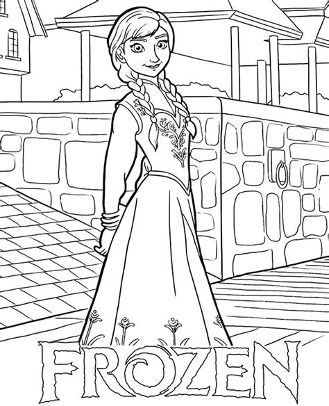 anna coloring page frozen topcoloringpagesnet