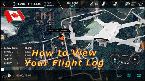 fimi  se flight flight log viewing youtube