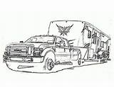 Coloring Camper sketch template