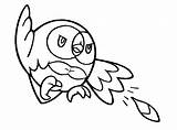 Rowlet Realarpmbq sketch template