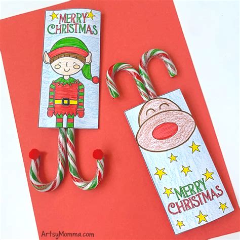 candy cane outline printable
