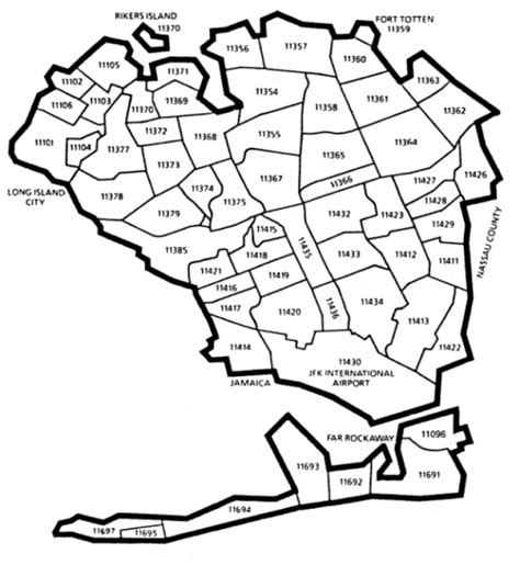 Queens Ny Zip Code Map Campus Map