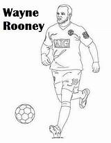 Manchester Utd Players Rooney Wayne Dibujos Ronaldo Famous Cristiano Coloringpagesfortoddlers sketch template