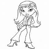 Coloring Bratz Pages Popular sketch template