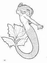 Merman Coloring Pages Color Getdrawings Print Getcolorings sketch template