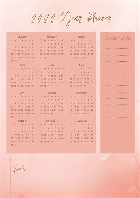 social media planner weekly year  instant  etsy monthly