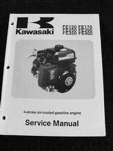 kawasaki fe fe fe fe fe fe  stroke engines service manual ebay