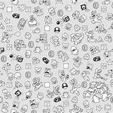 Mario 3d Super Coloring Pages Game Archive Update Thing Background Last Fondos Stamp Pantalla Top Pattern Talk Wallpaper Artwork Patterns sketch template
