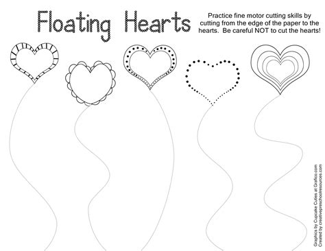 heart tracing worksheets  preschool alphabetworksheetsfreecom