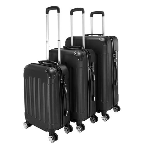 piece luggage sets  sale portable carryon suitcase  tsa lock