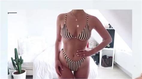 The Bikini Striped Zaful In The Video Youtube Video