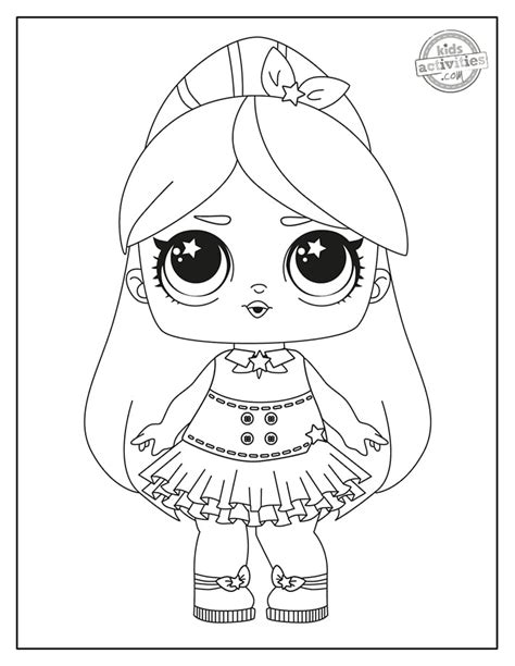 printable lol coloring pages  doll coloring pages kids