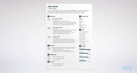 fill  resume  template resume  gallery