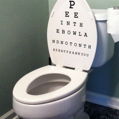 cute idea bathroom wall stickers eye chart modern wall decals