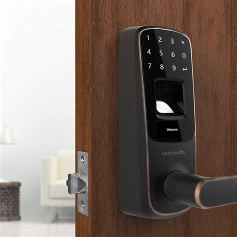 amazoncom ultraloq ul fingerprint door lock aged bronze    keyless entry door lock