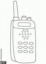 Walkie Talkie Communication Coloring Pages System Detective Spy sketch template
