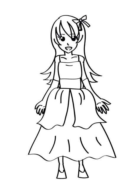 dress coloring pages  printable coloring pages  kids