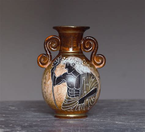 orpheus greek pottery vase greek mythology ancient greece etsy