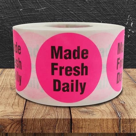 fresh daily label  stickers brenmarcocom