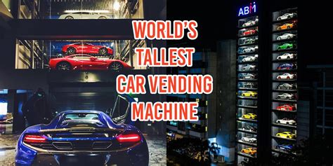 car vending machine  singapore sells lambos ferraris  bentleys