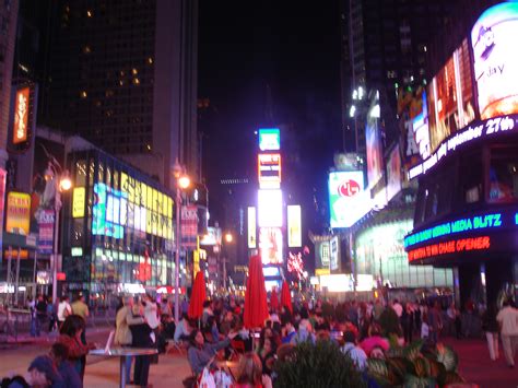 filetimes square  night manhattan  york city united states