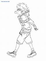 Gon Coloriages Killua sketch template