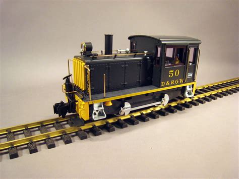 lgb trains  scale lgb  drgw caterpillar diesel switcher locomotive