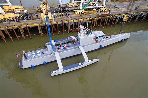 navy drone ship sea hunter picture  drone