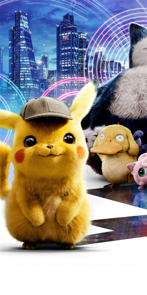 Download Wallpaper 1080x2160 Movie 2019 Pokémon Detective Pikachu
