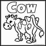 Coloring Pages Cow Printable Cows Kids Farm Cartoon Printables Animal Word Print Head Drawing Search Simple Clipart Cliparts Color Stagecoach sketch template