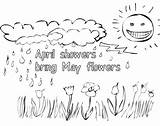 Coloring April Pages Showers Flowers Spring Bring May Kids Colouring Printable Shower Flower Template Bestcoloringpagesforkids Choose Board sketch template