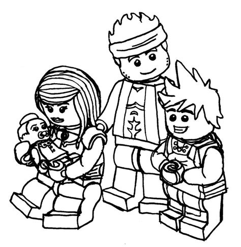 ninjago   kai family sketch coloring page ninjago coloring pages