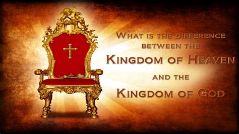 What Is The Difference Between Kingdom Of Heaven And Kingdom Of God