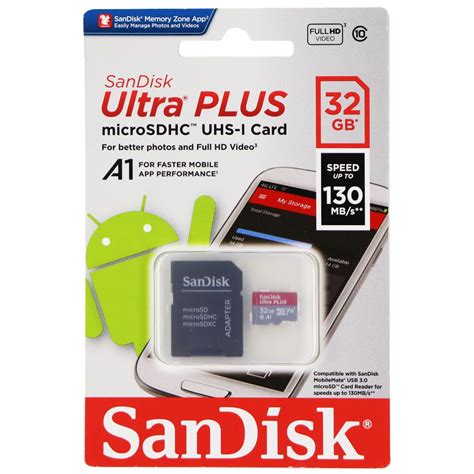 sandisk ultra  microsdhc uhs  memory card  adapter gb mbs walmartcom