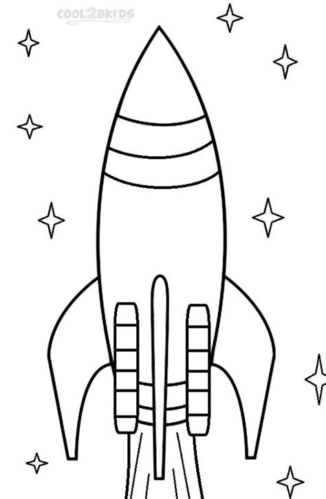 stencil rocket template printable rezamustafa