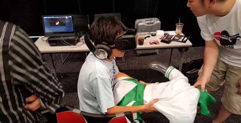 the future of gaming teen plays the oculus vr sex game in japan video