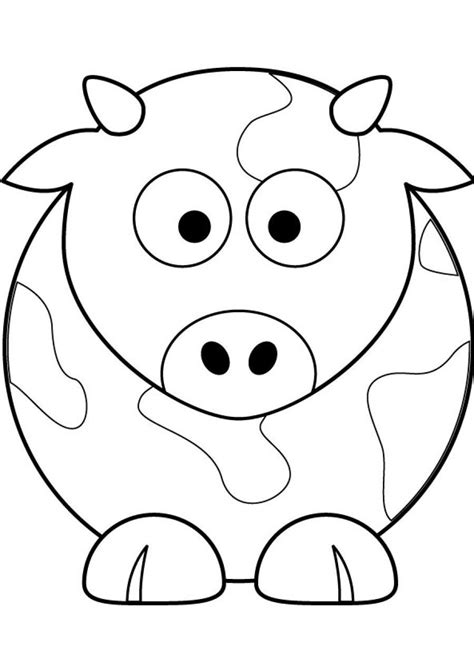 cattle coloring pages clipart