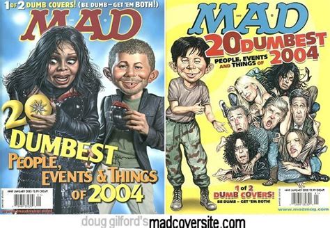 Doug Gilfords Mad Cover Site Thumbnails For 2005