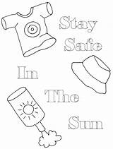 Coloring Safety Pages Signs Sign Popular sketch template
